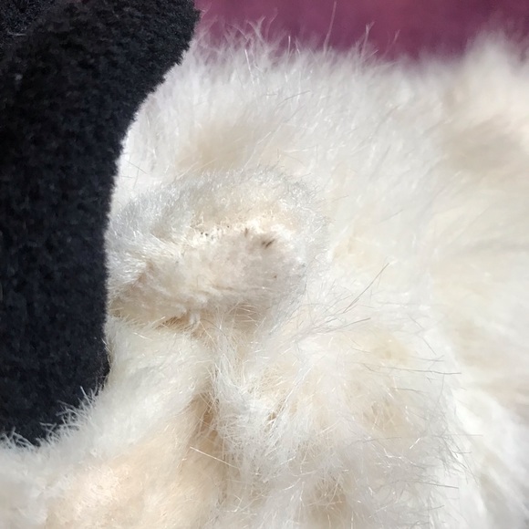 Mountain goat plush toy fluffy white realistic stuffed animal K&M international - Picture 9 of 10